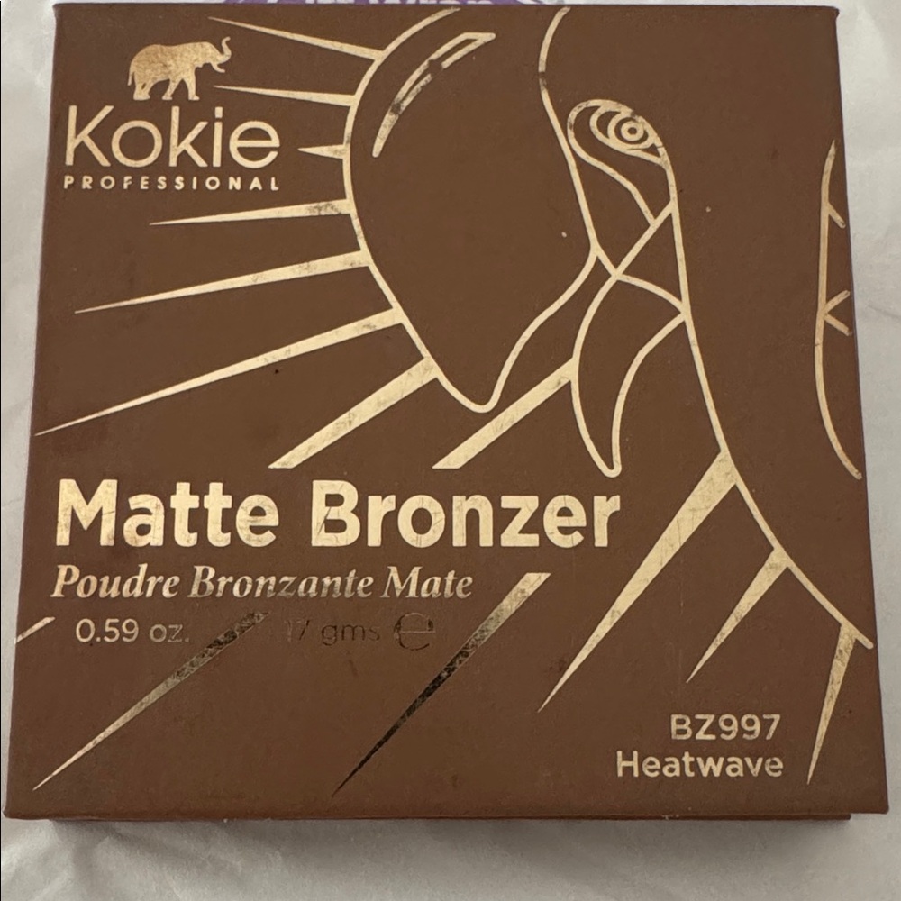Kokie Matte Bronzer Powder- Shade Heatwave  NEW